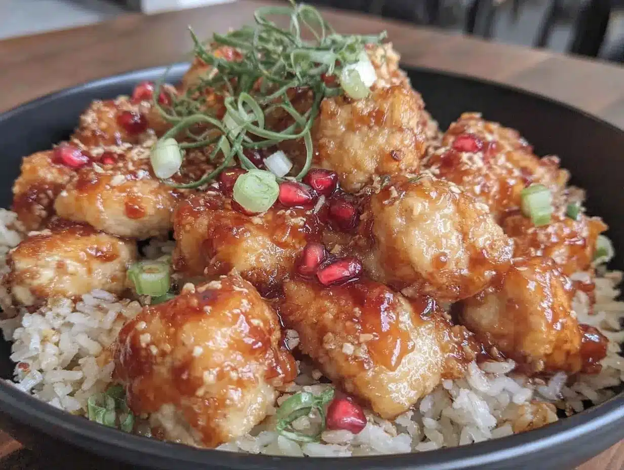 honey BBQ chicken rice preparation steps