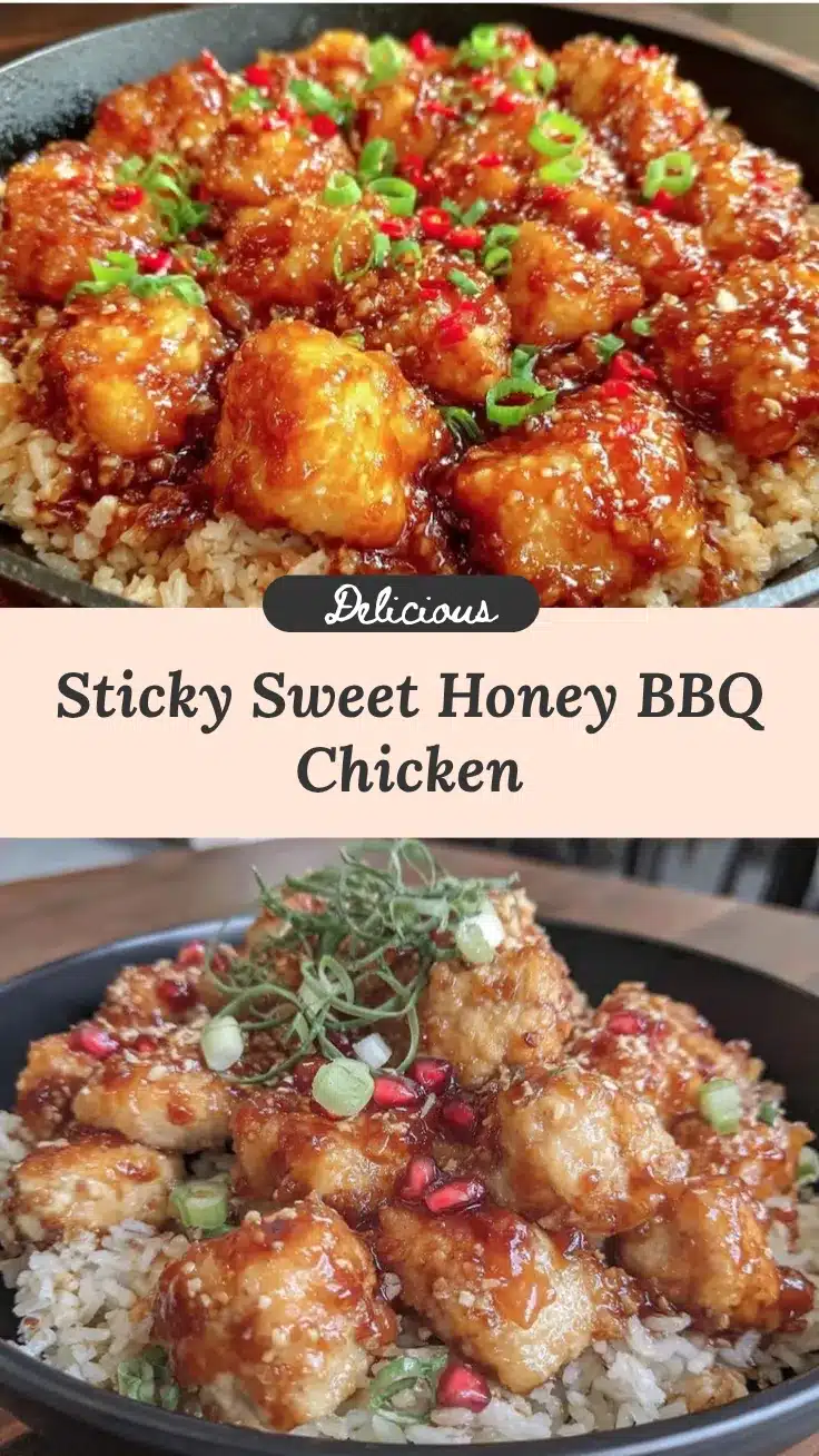 honey BBQ chicken rice recipe