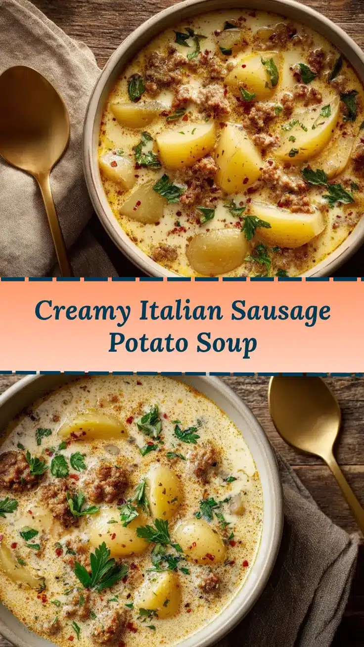 Italian sausage and potato soup recipe