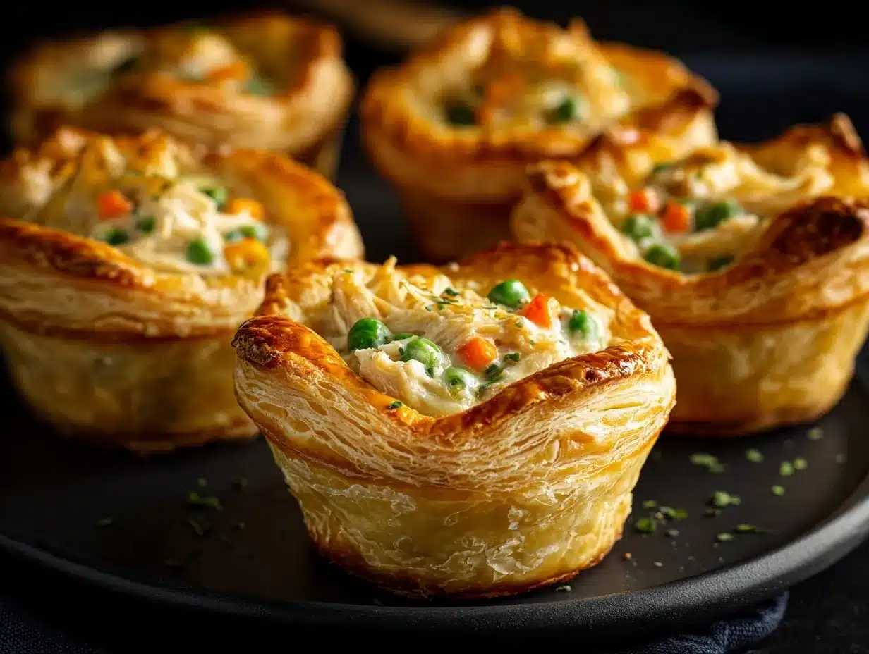 mini chicken pot pies preparation steps