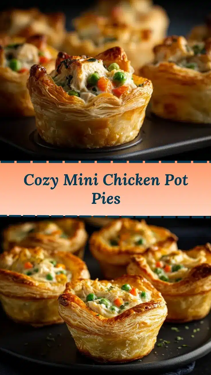mini chicken pot pies recipe