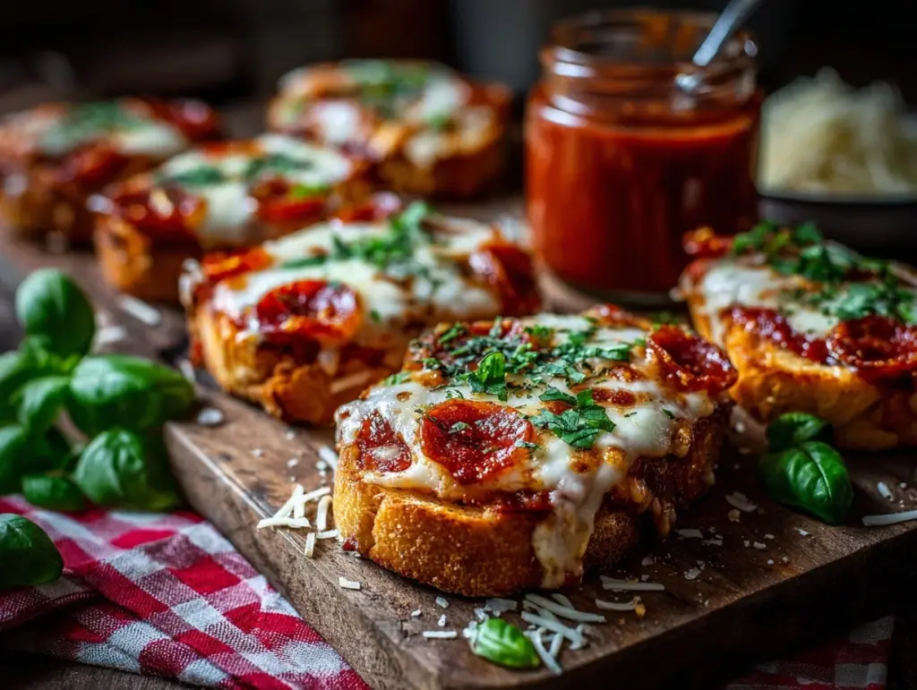 Mini Garlic Toast Pizzas - featured image