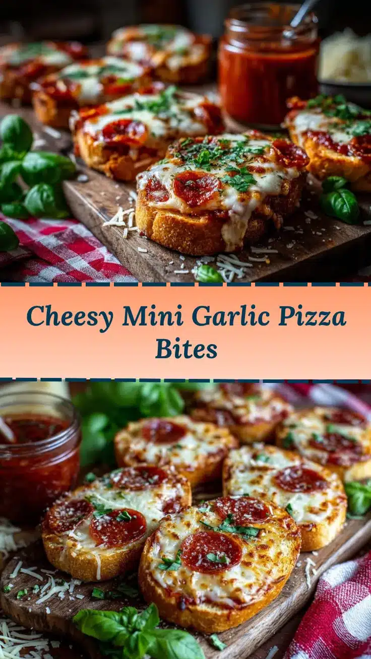 Mini Garlic Toast Pizzas recipe