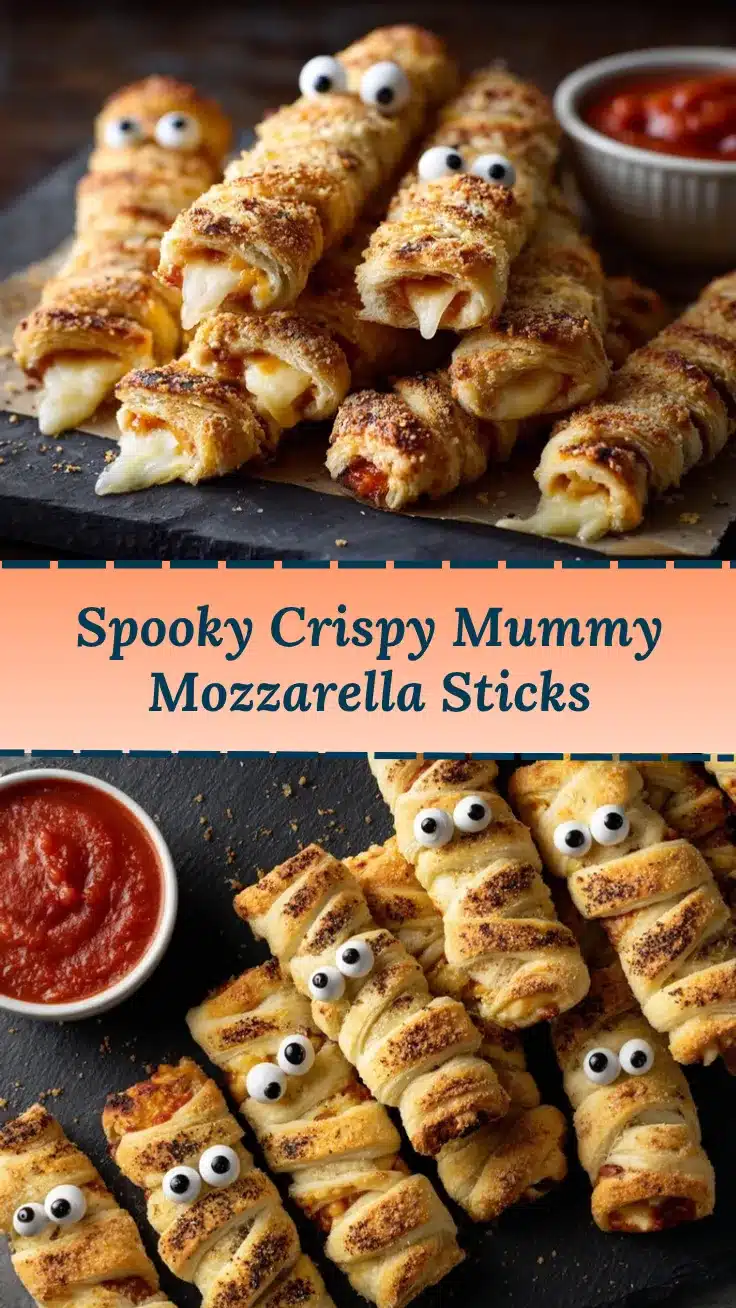 Mummy Mozzarella Sticks recipe