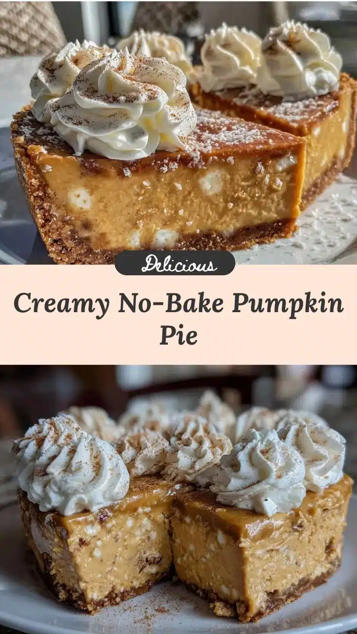 no bake marshmallow pumpkin pie recipe