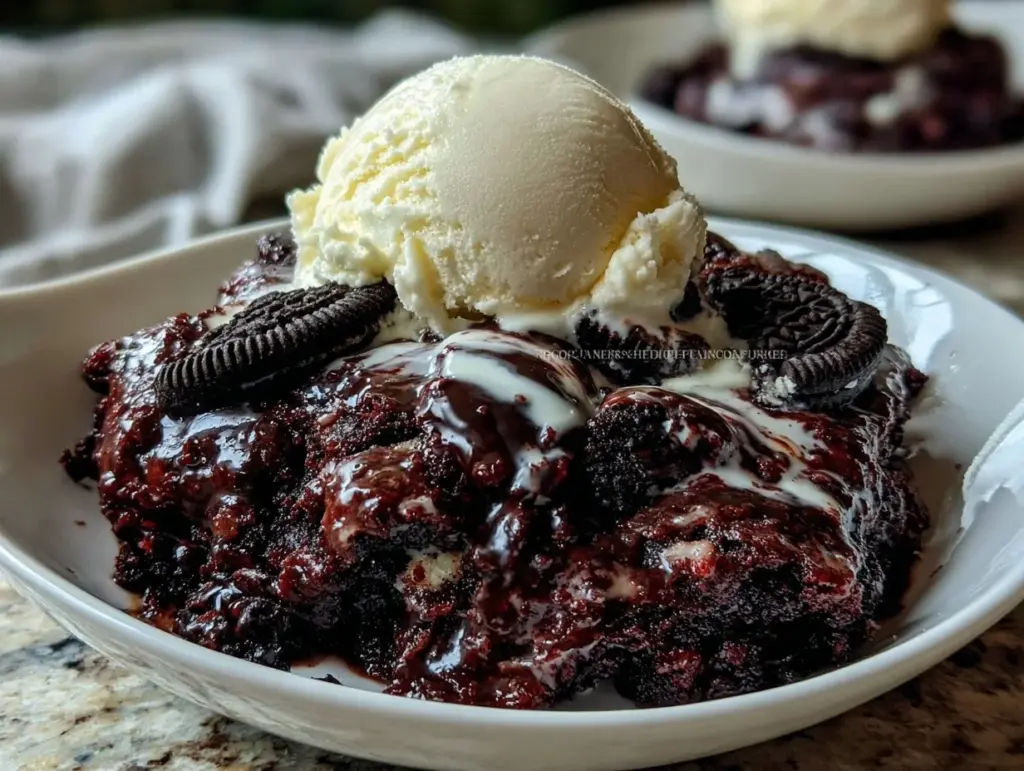 Oreo Dump Cake - featured image