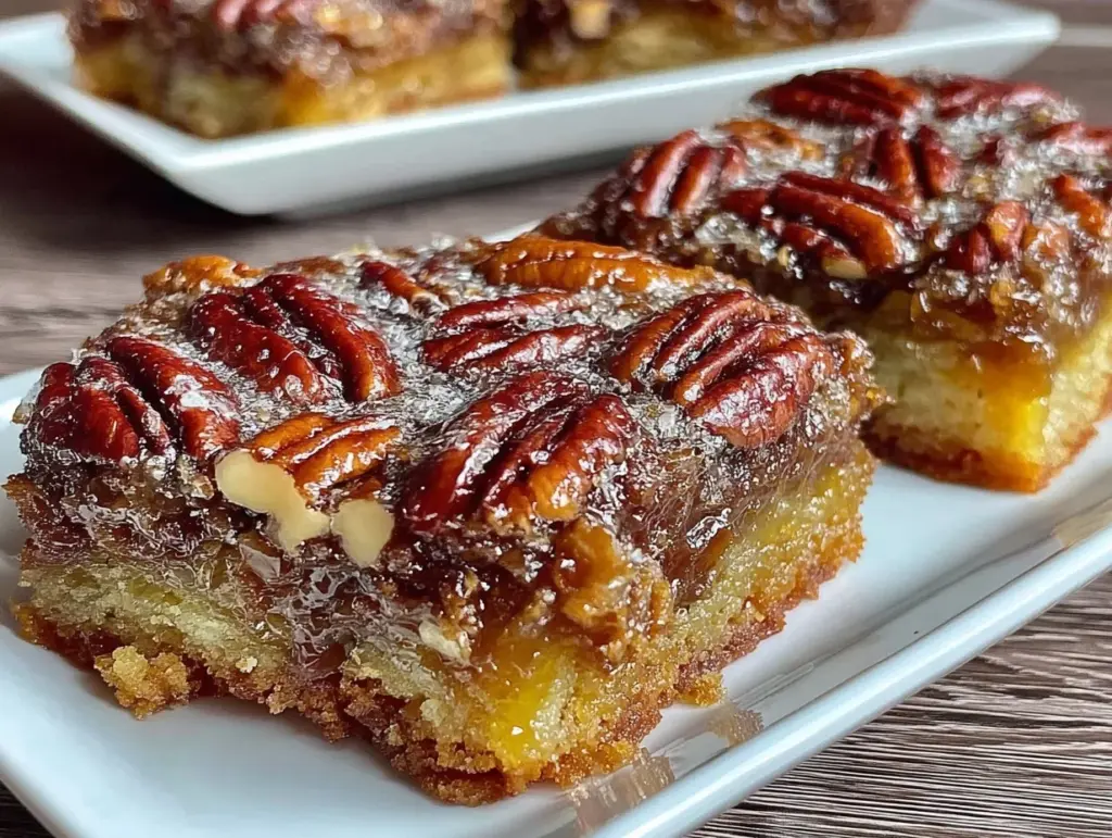 pecan pie bars - featured image