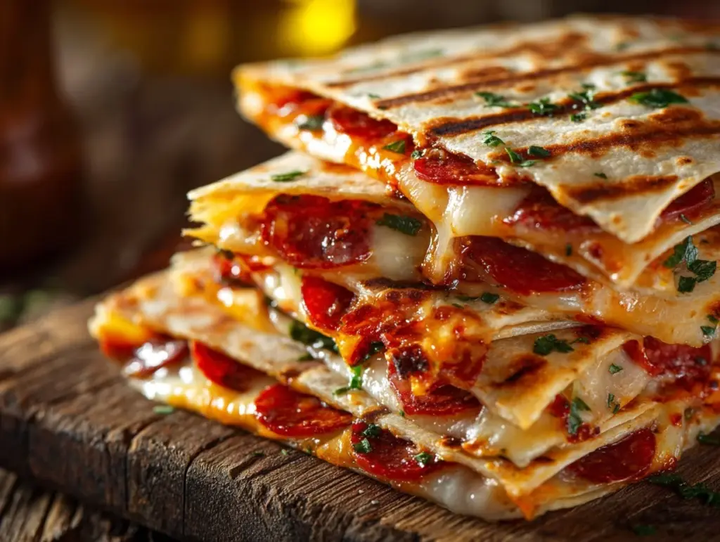pizza quesadillas - featured image