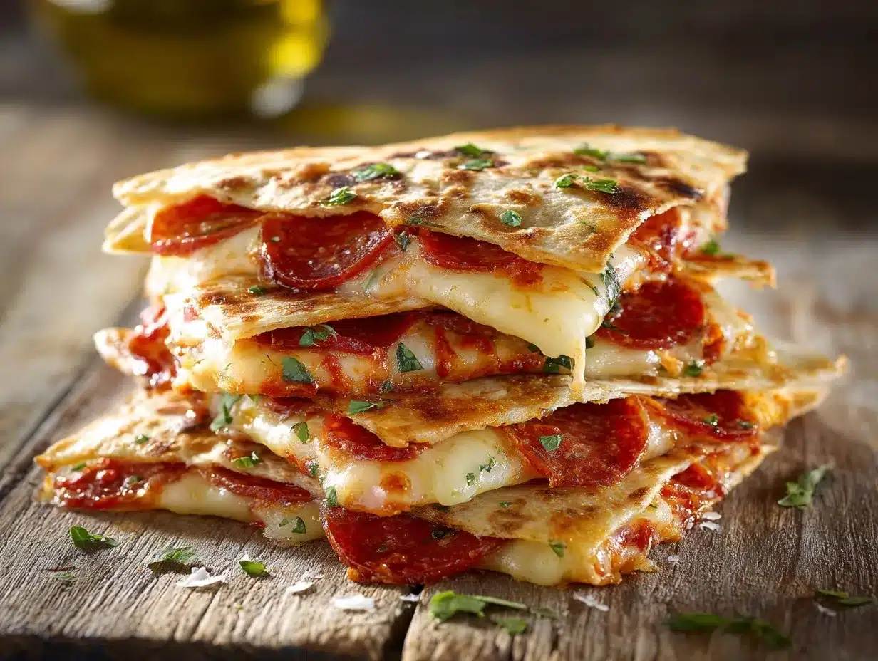 pizza quesadillas preparation steps