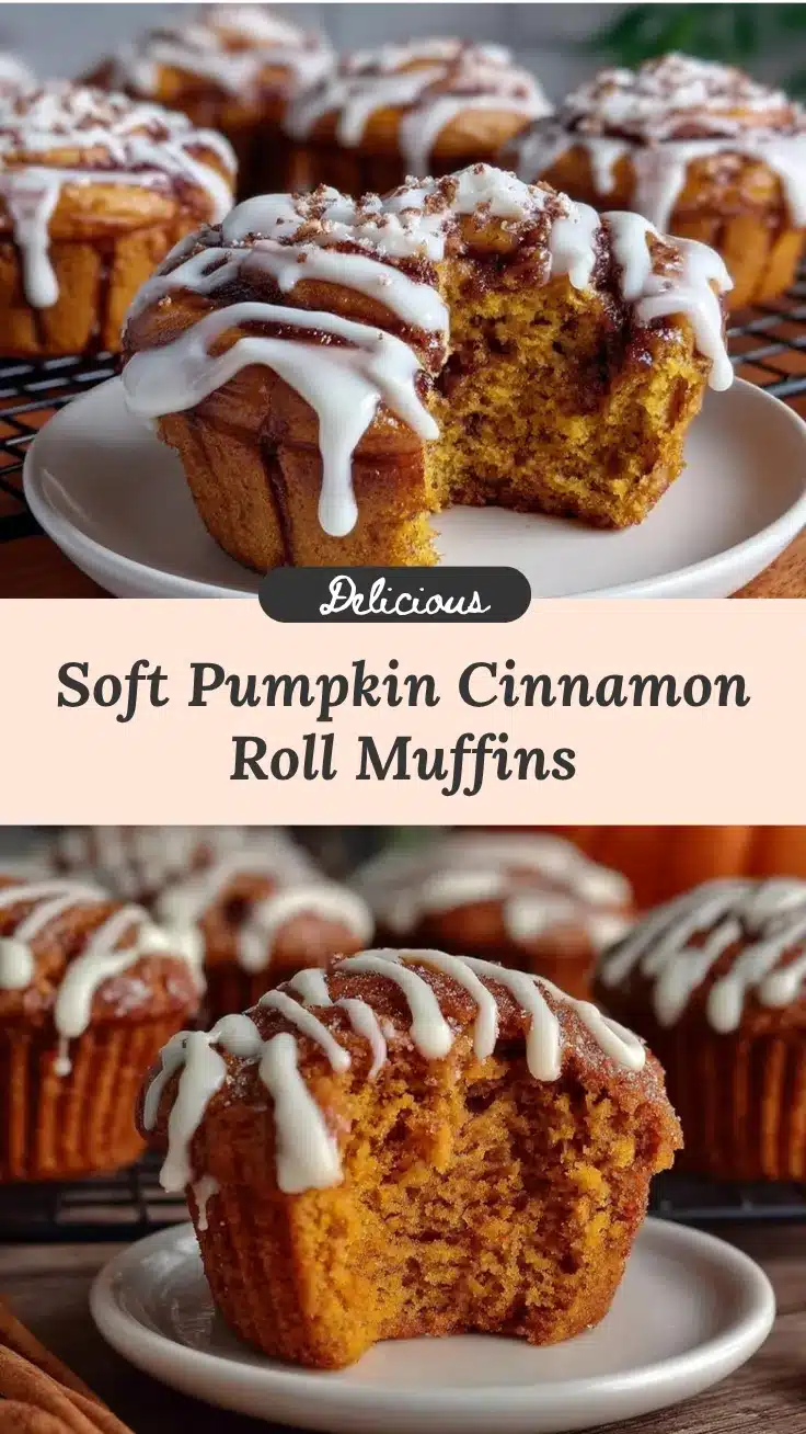 pumpkin cinnamon roll muffins recipe