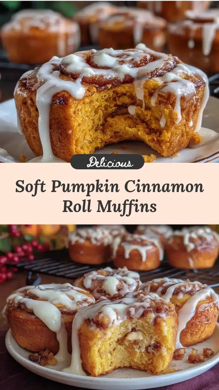 pumpkin cinnamon roll muffins recipe