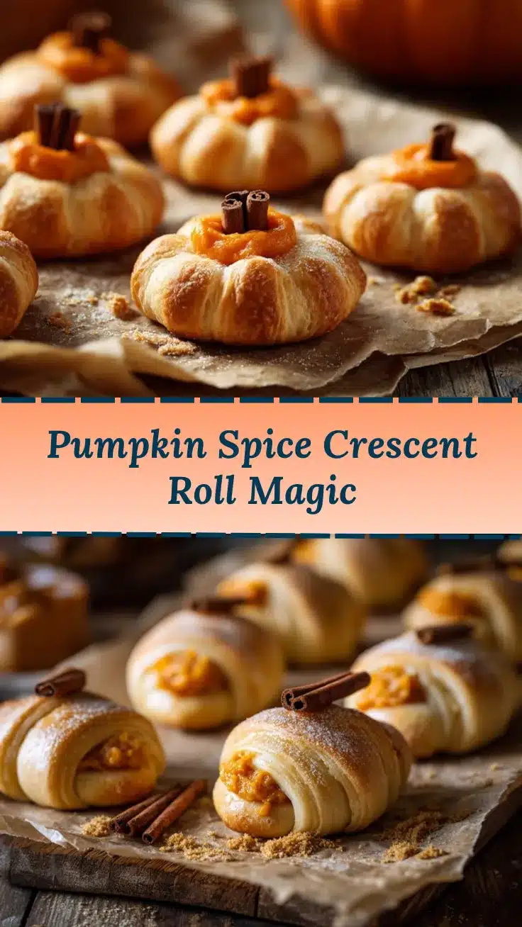 Pumpkin Pie Crescent Rolls recipe