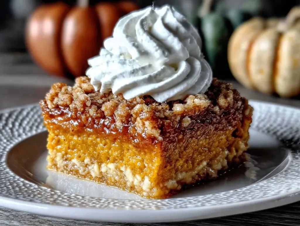 Pumpkin Pie Dump Cake - featured image