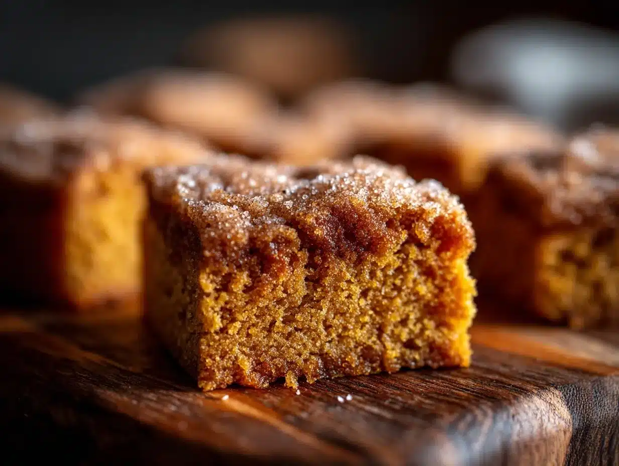 Pumpkin Snickerdoodle Snack Cake preparation steps