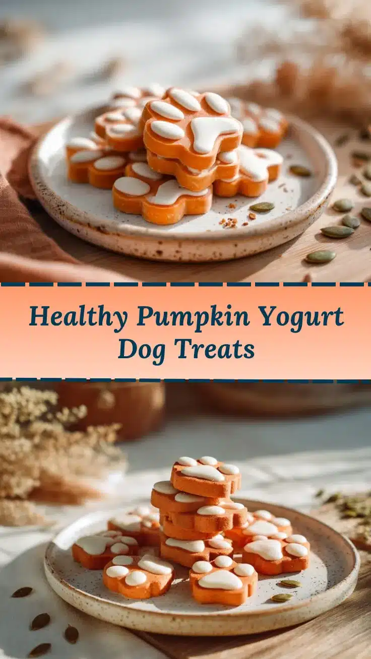 Pumpkin Yogurt Dog Treats recipe