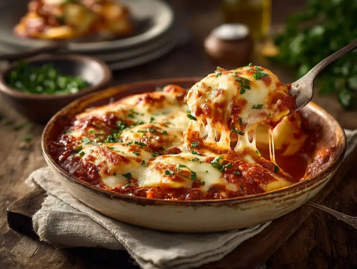 ravioli casserole preparation steps