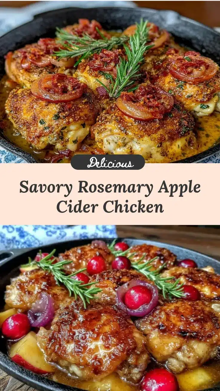 rosemary apple cider chicken recipe