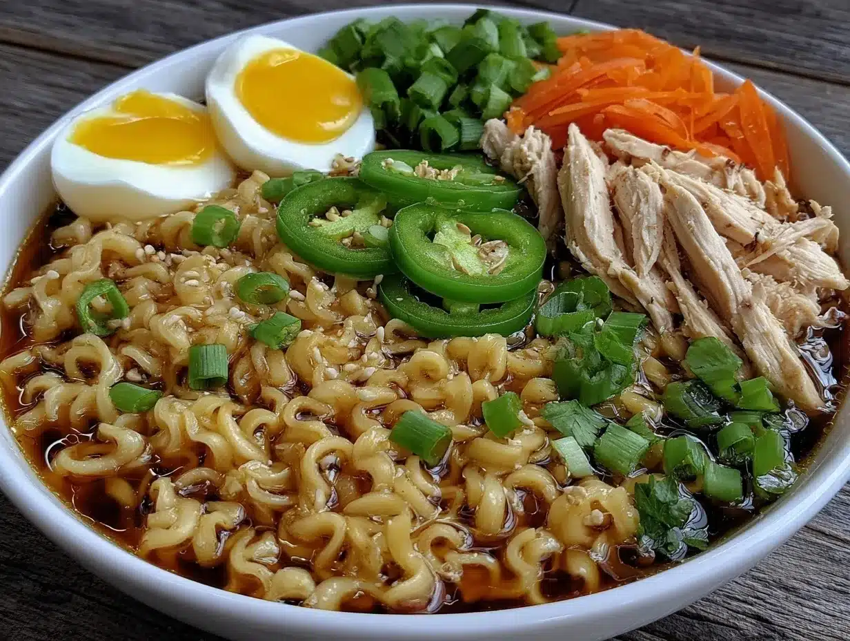 slow cooker chicken ramen preparation steps