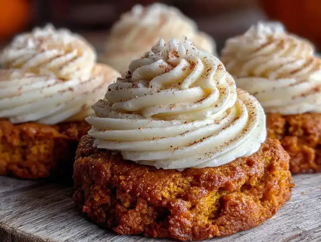 soft pumpkin cookies - featured image