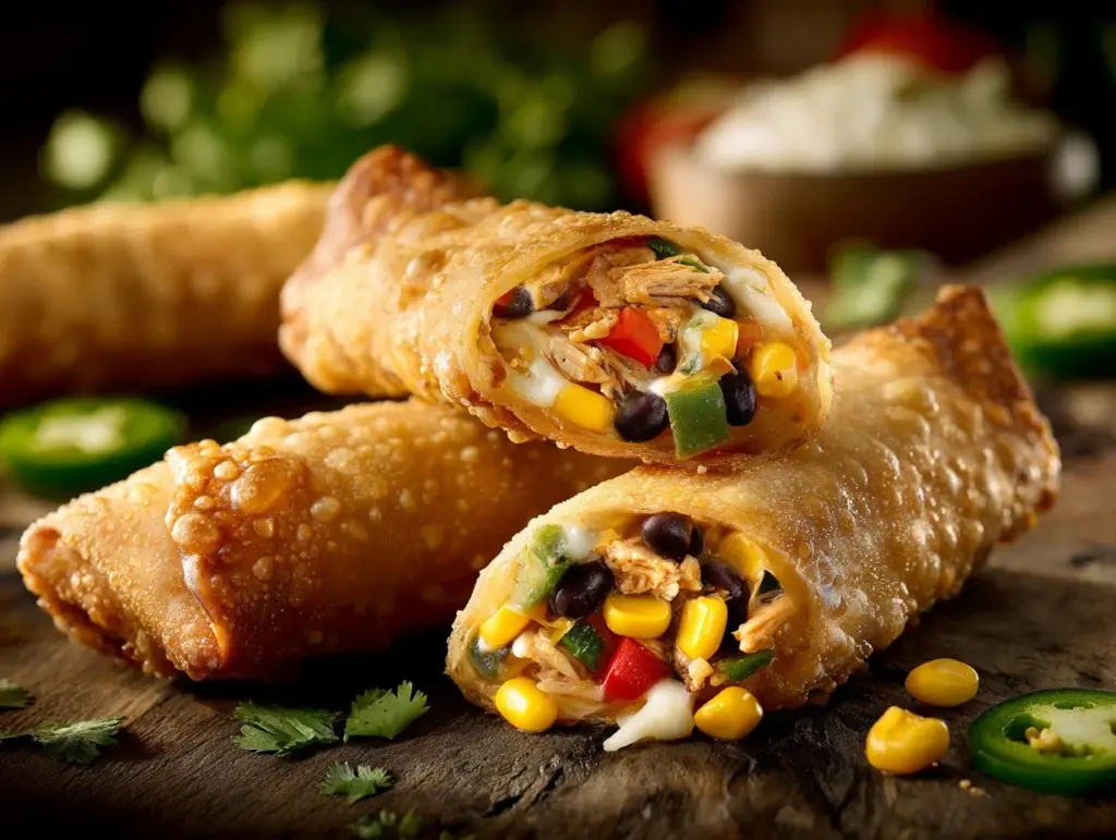 Southwest Chicken Egg Rolls - featured image