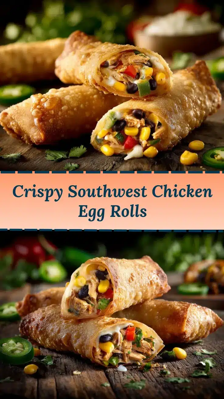 Southwest Chicken Egg Rolls recipe