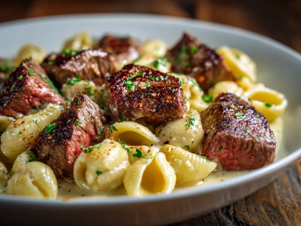 Steak Bites Pasta - featured image