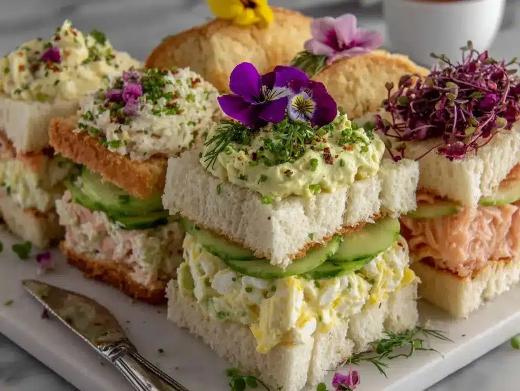 tea sandwich recipes - featured image