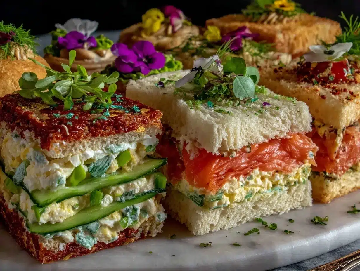 tea sandwich recipes preparation steps