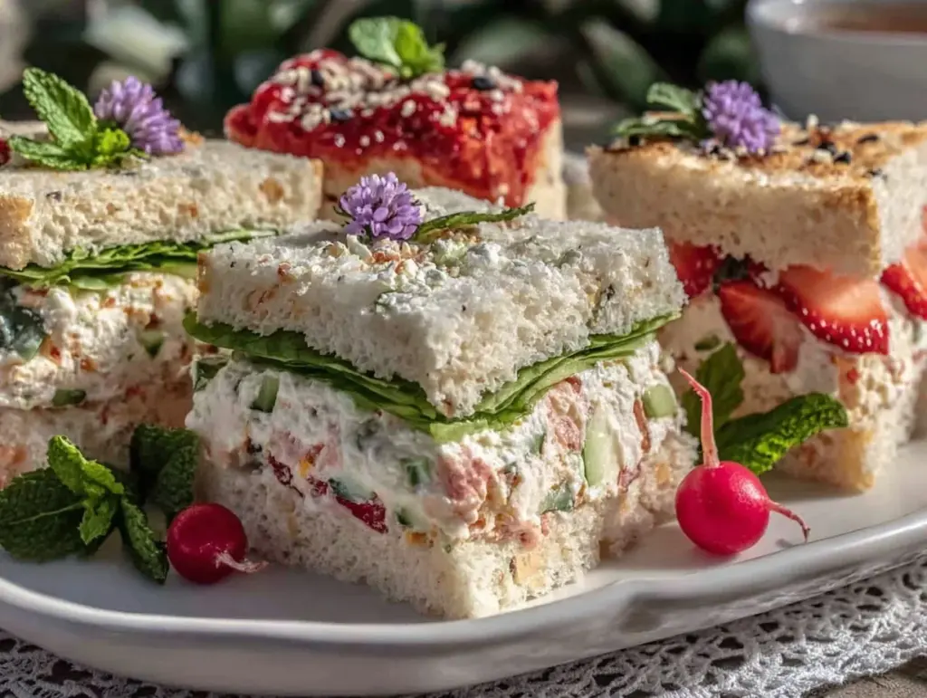 tea sandwiches recipe - featured image