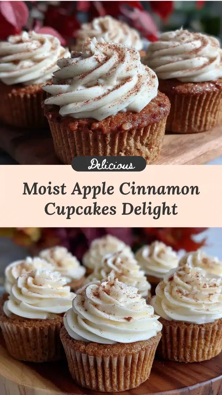 apple cinnamon cupcakes recipe