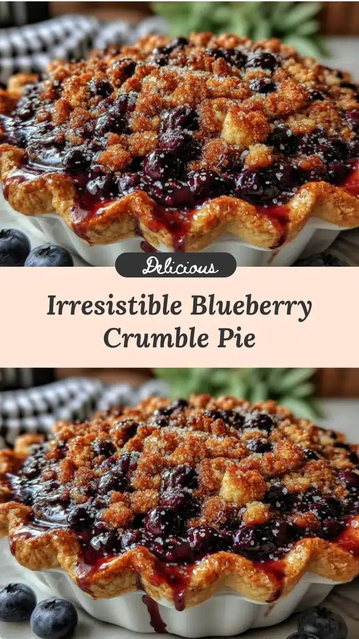 blueberry crumble pie recipe