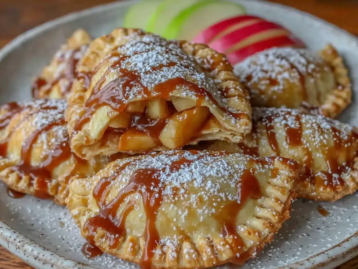 caramel apple empanadas preparation steps