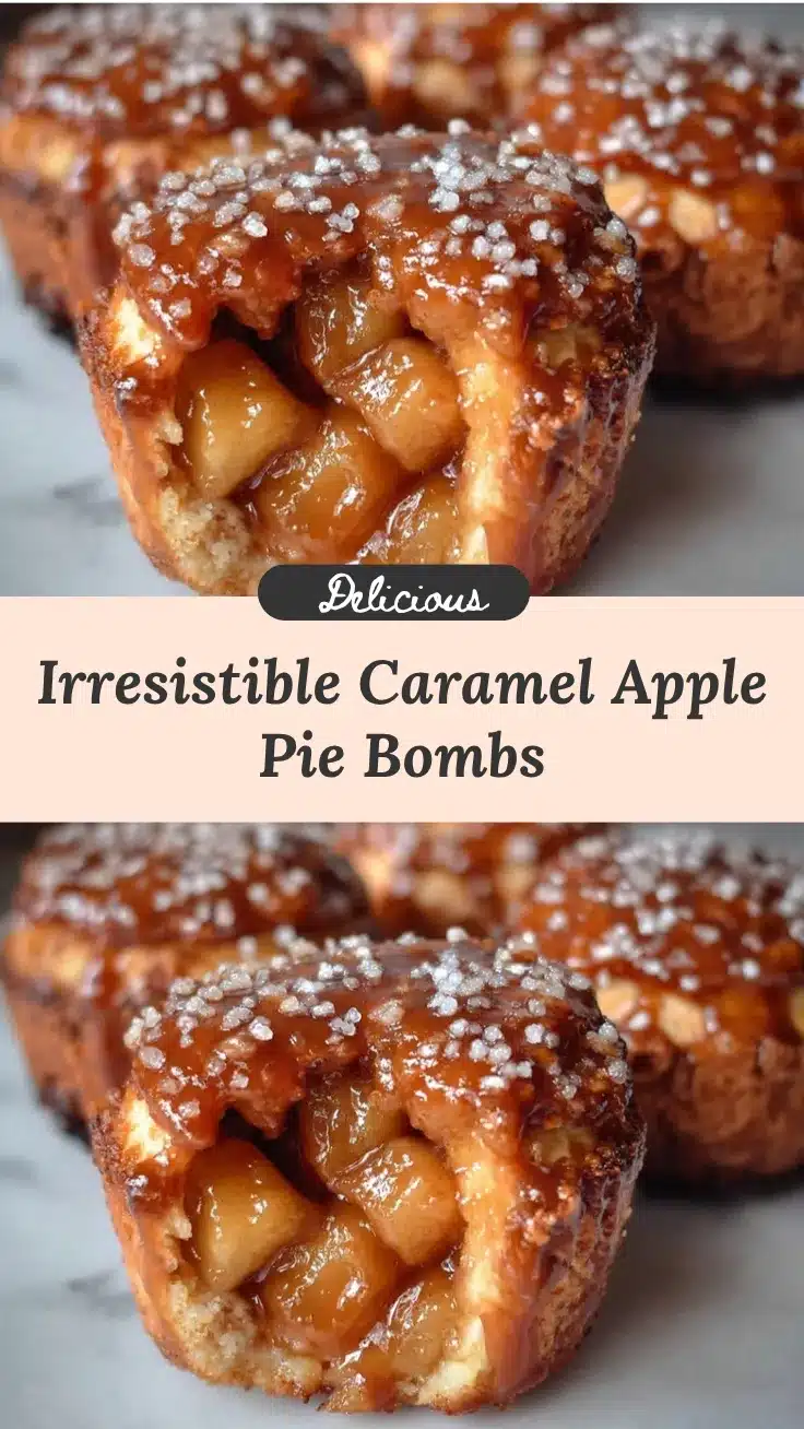 caramel apple pie bombs recipe