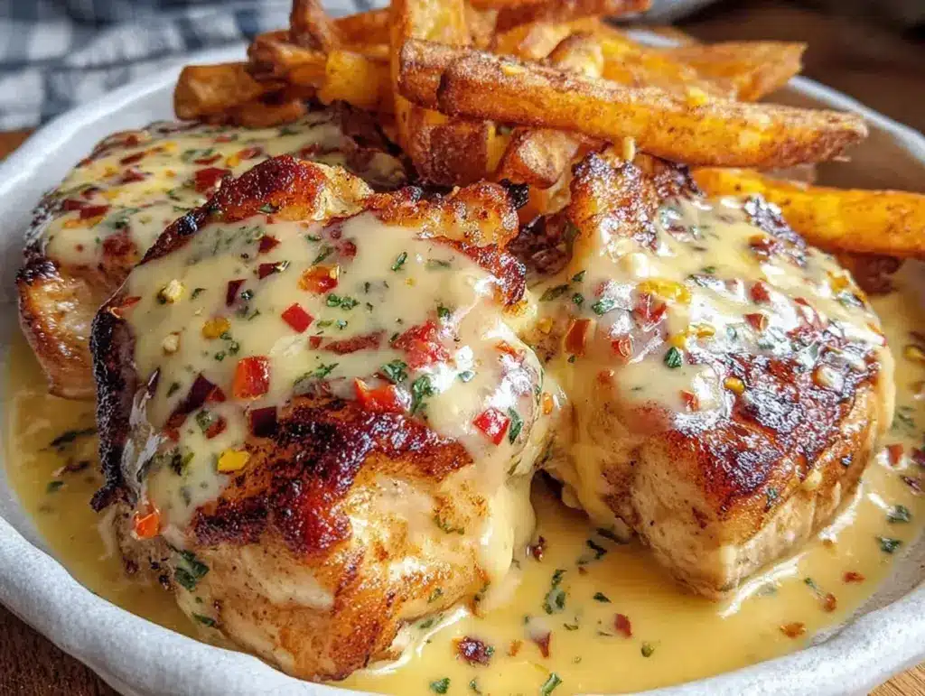 chicken fillet garlic parmesan sauce - featured image