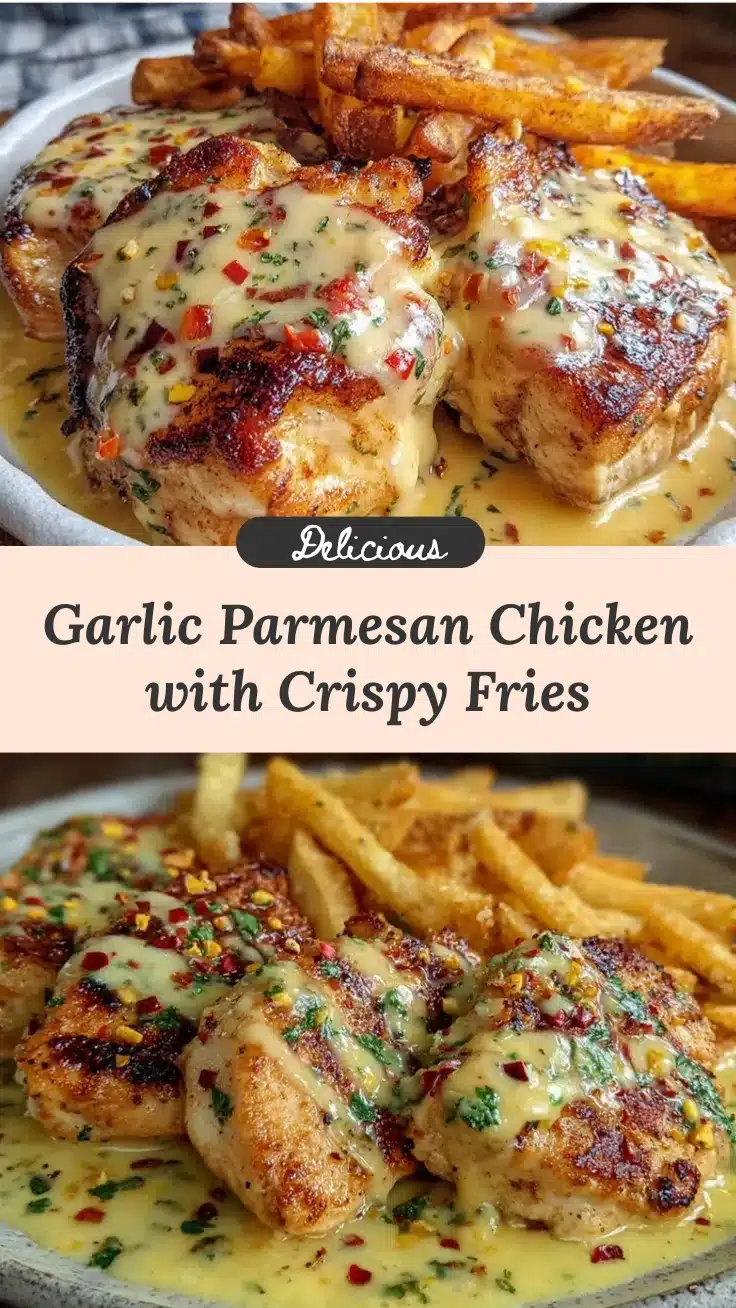 chicken fillet garlic parmesan sauce recipe