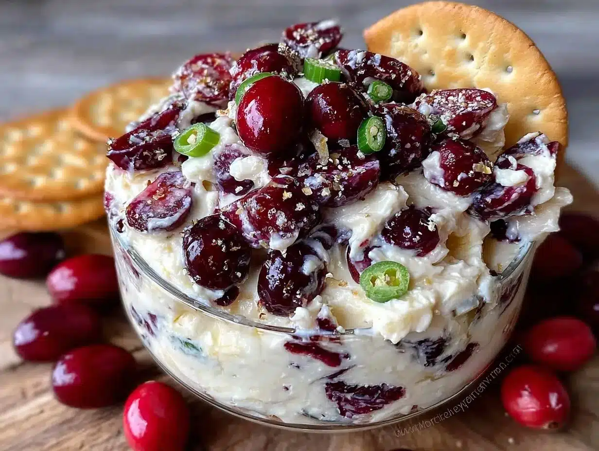 cranberry jalapeno cream cheese dip preparation steps