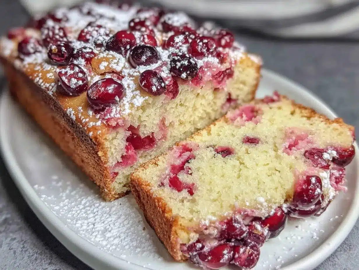 cranberry orange breakfast cake preparation steps