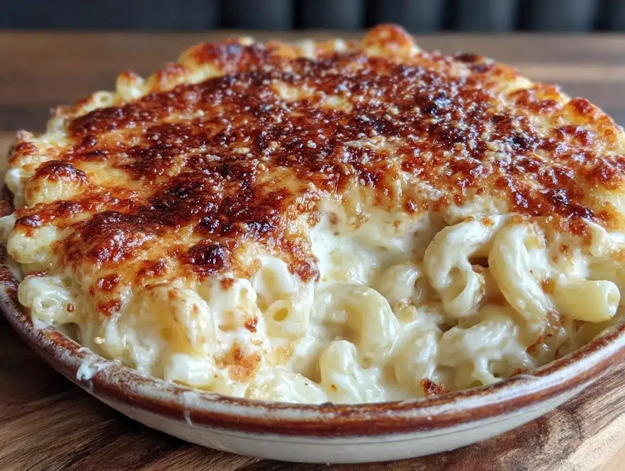 creamy baked mac and cheese preparation steps