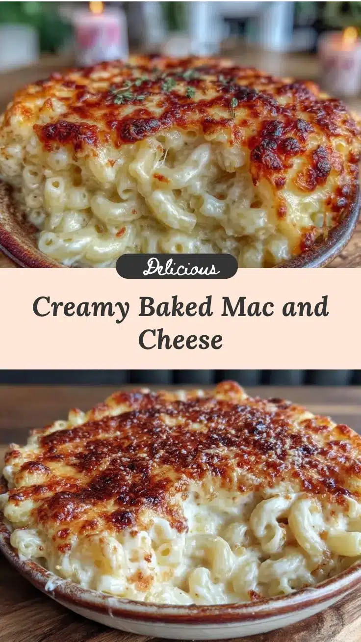 creamy baked mac and cheese recipe
