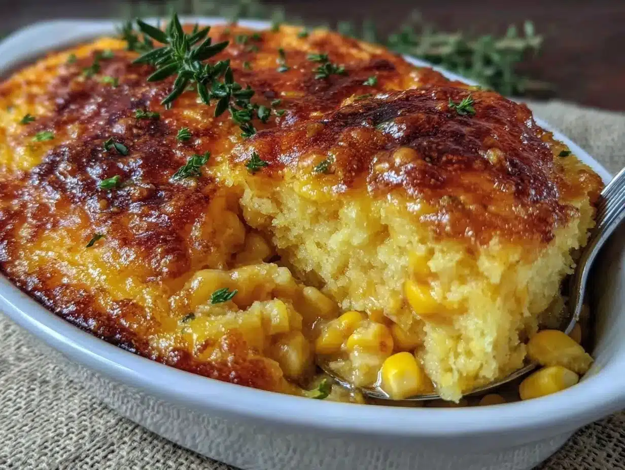 creamy corn casserole recipe preparation steps