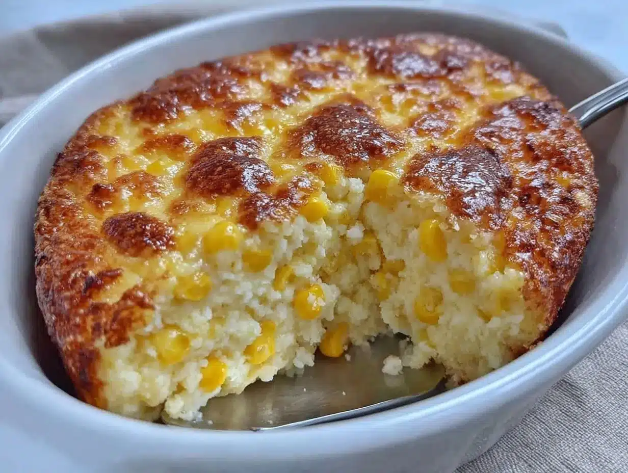 creamy corn pudding recipe preparation steps