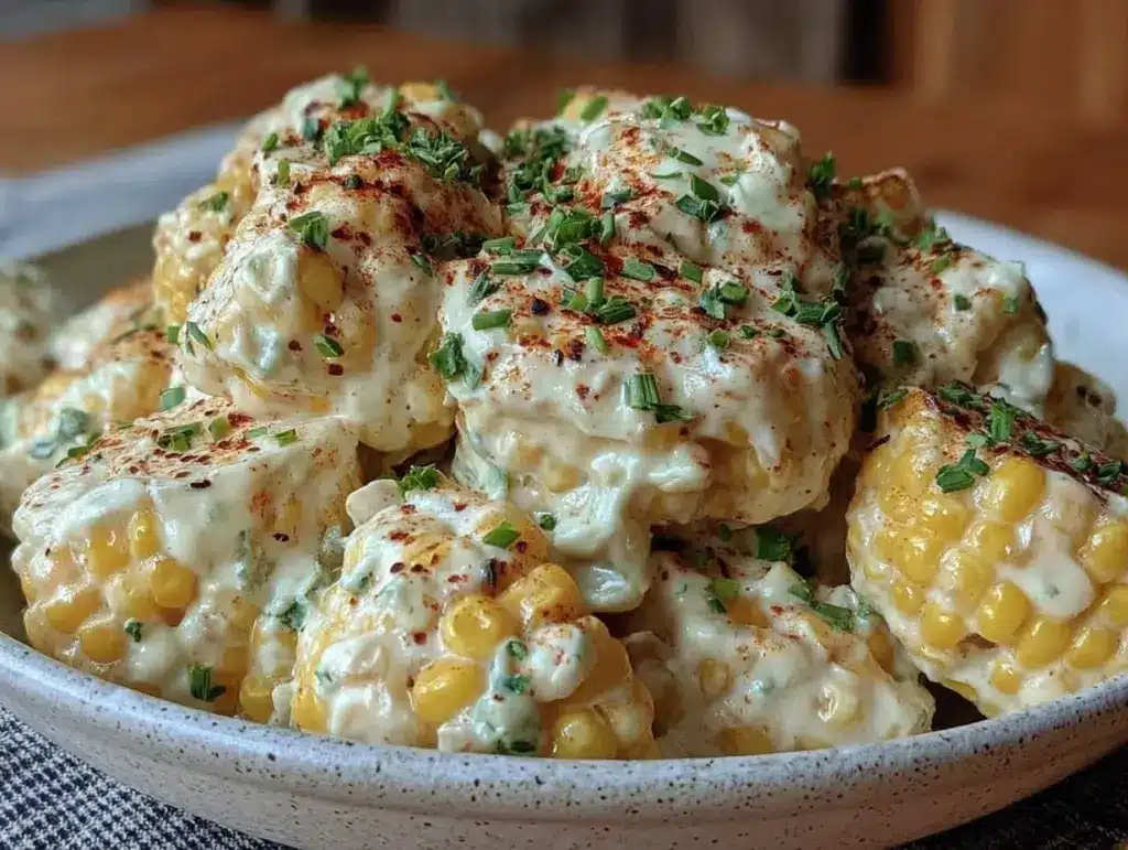 creamy creamed corn with cream cheese - featured image