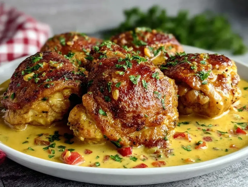 creamy crock pot marry me chicken - featured image