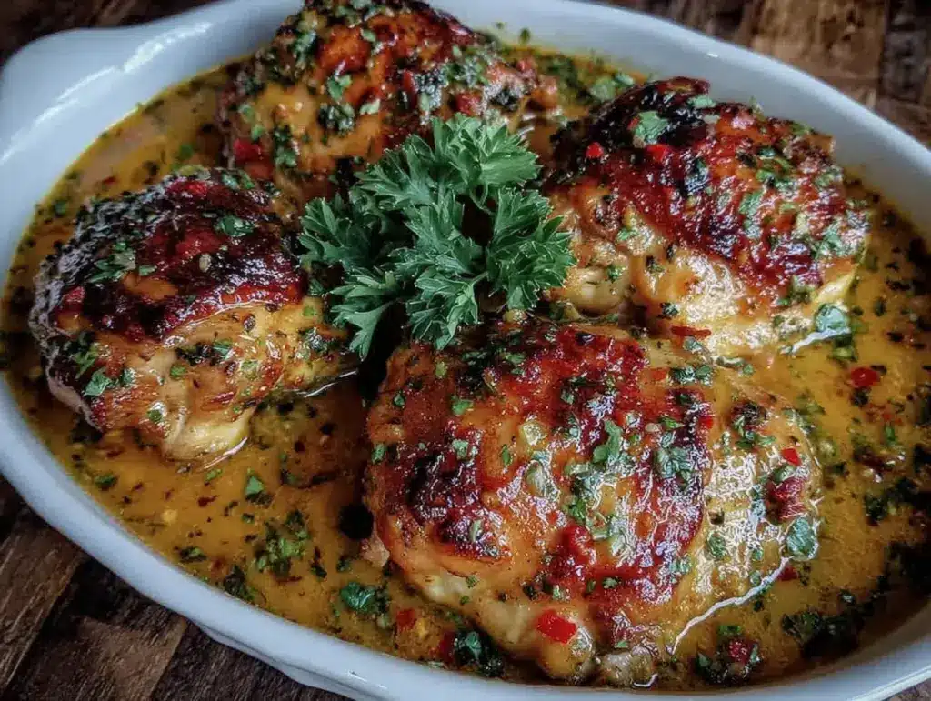 creamy crock pot marry me chicken - featured image