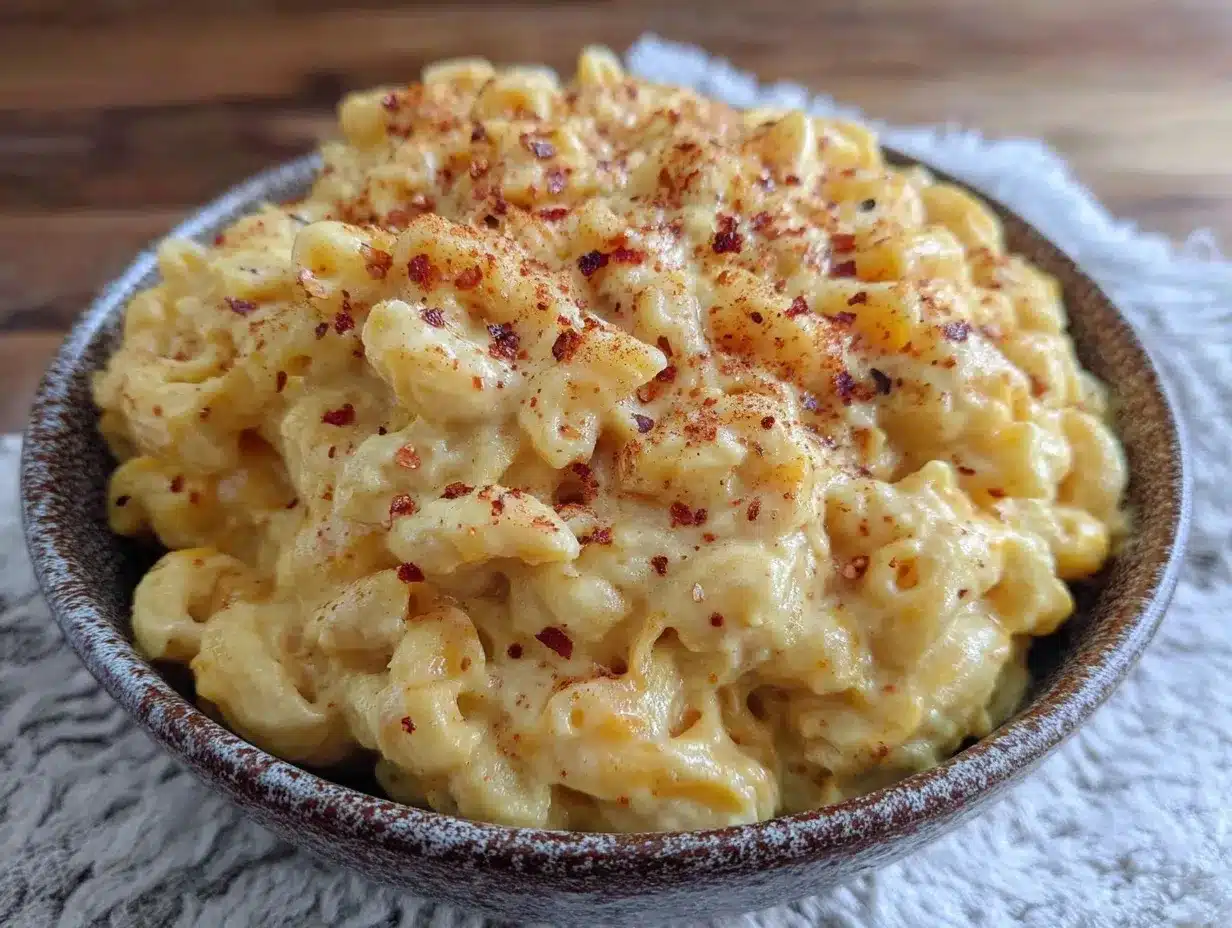creamy crockpot mac and cheese preparation steps