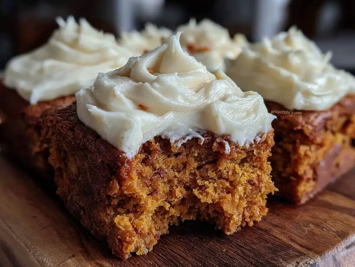 creamy pumpkin bars preparation steps