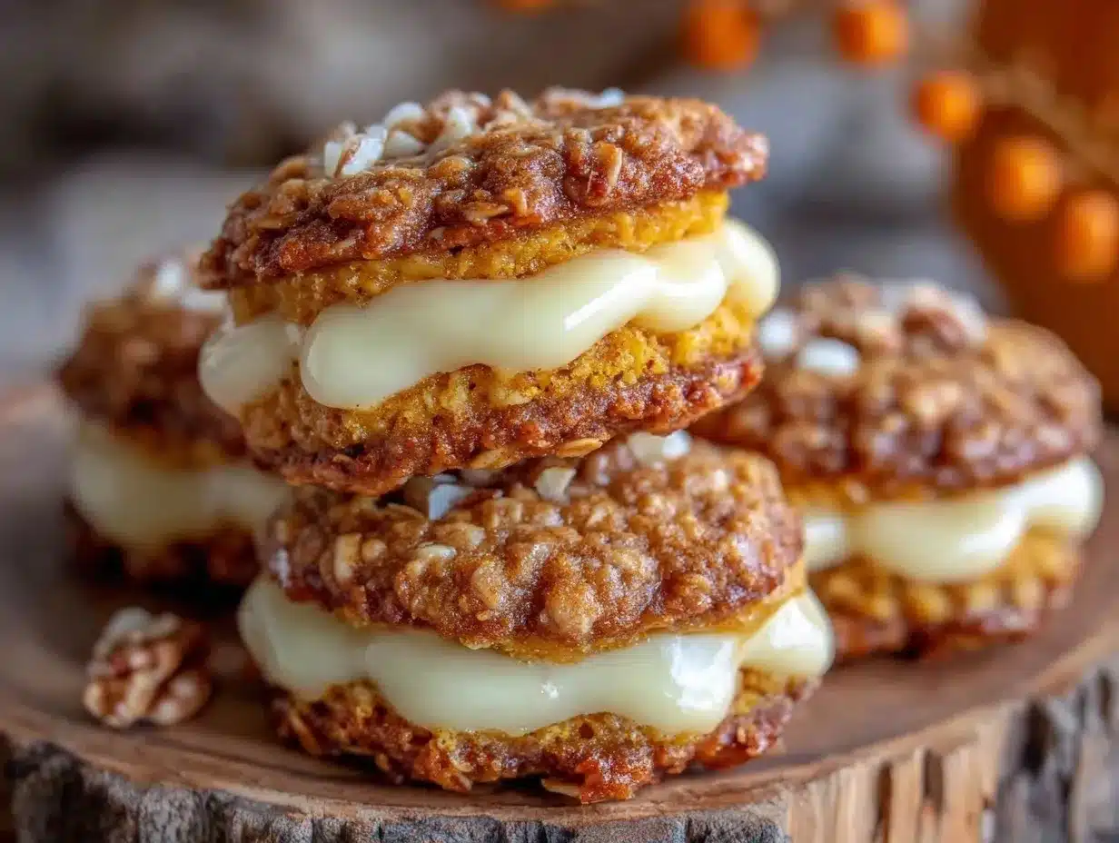 creamy pumpkin oatmeal cream pies preparation steps