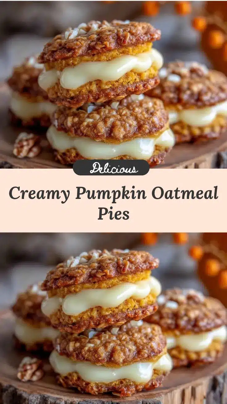 creamy pumpkin oatmeal cream pies recipe