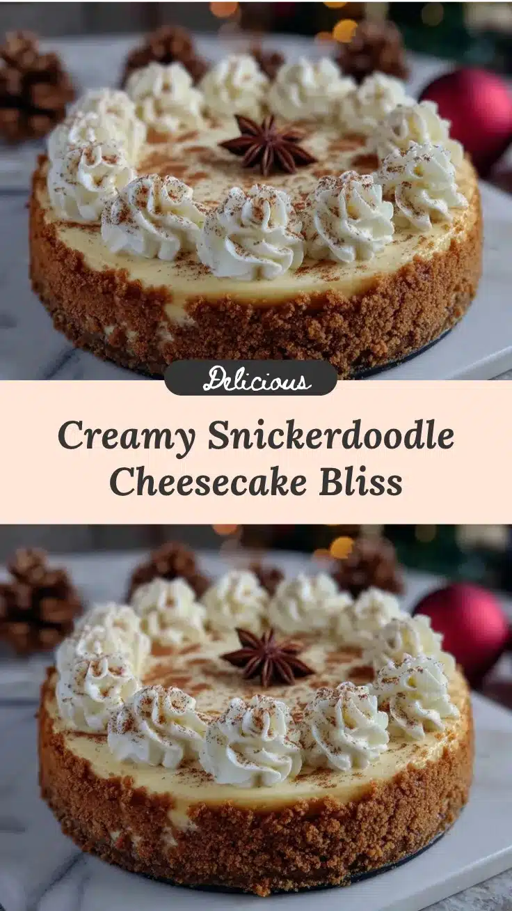 creamy snickerdoodle cheesecake recipe