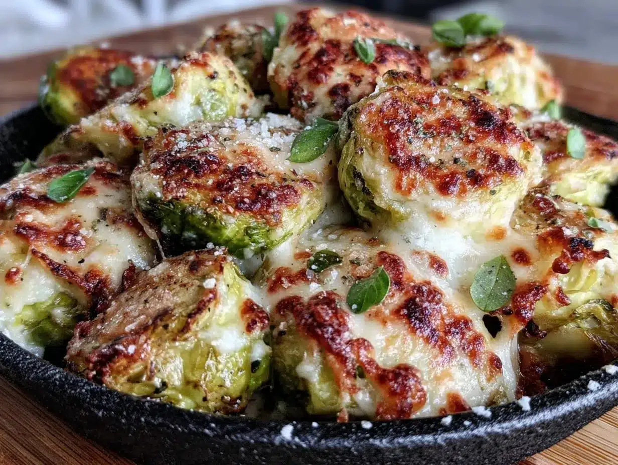crispy baked brussel sprouts preparation steps